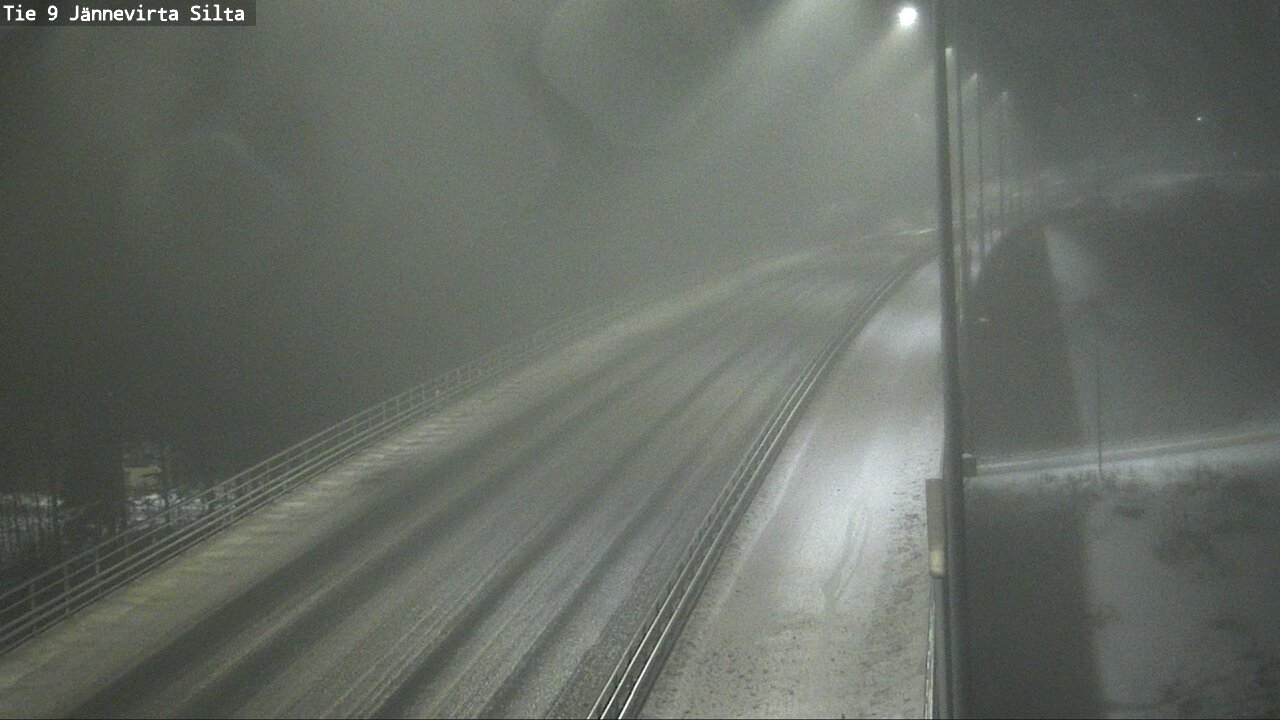 Weather Camera Image Road 9 Kuopio, Jännevirran silta, Kuopio, Pohjois-Savo