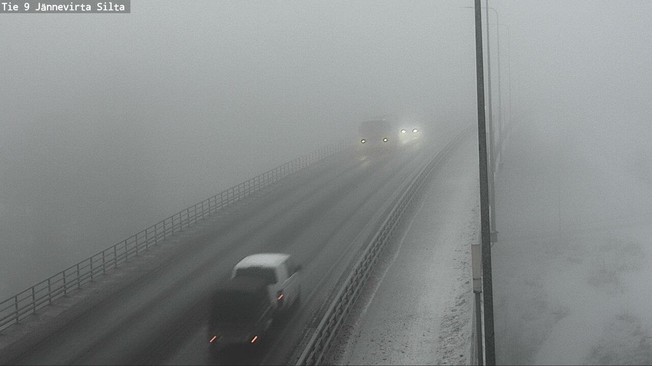 Weather Camera Image Road 9 Kuopio, Jännevirran silta, Kuopio, Pohjois-Savo