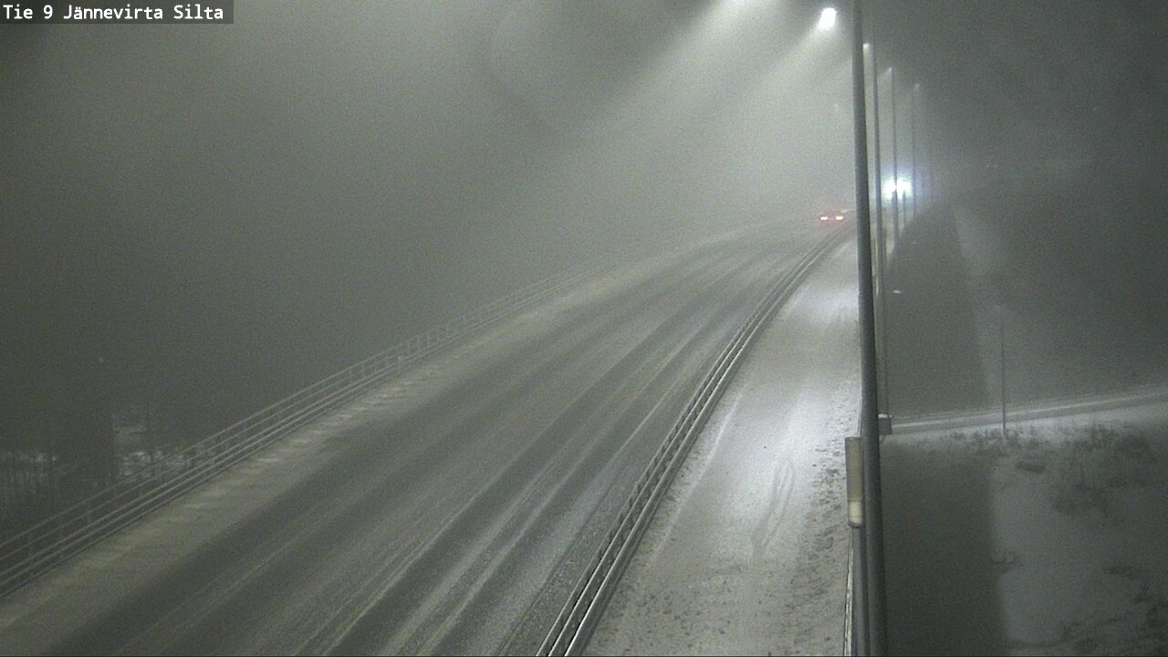 Weather Camera Image Road 9 Kuopio, Jännevirran silta, Kuopio, Pohjois-Savo