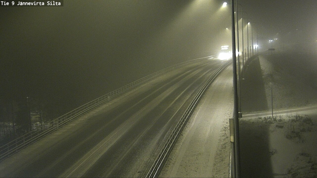 Weather Camera Image Road 9 Kuopio, Jännevirran silta, Kuopio, Pohjois-Savo
