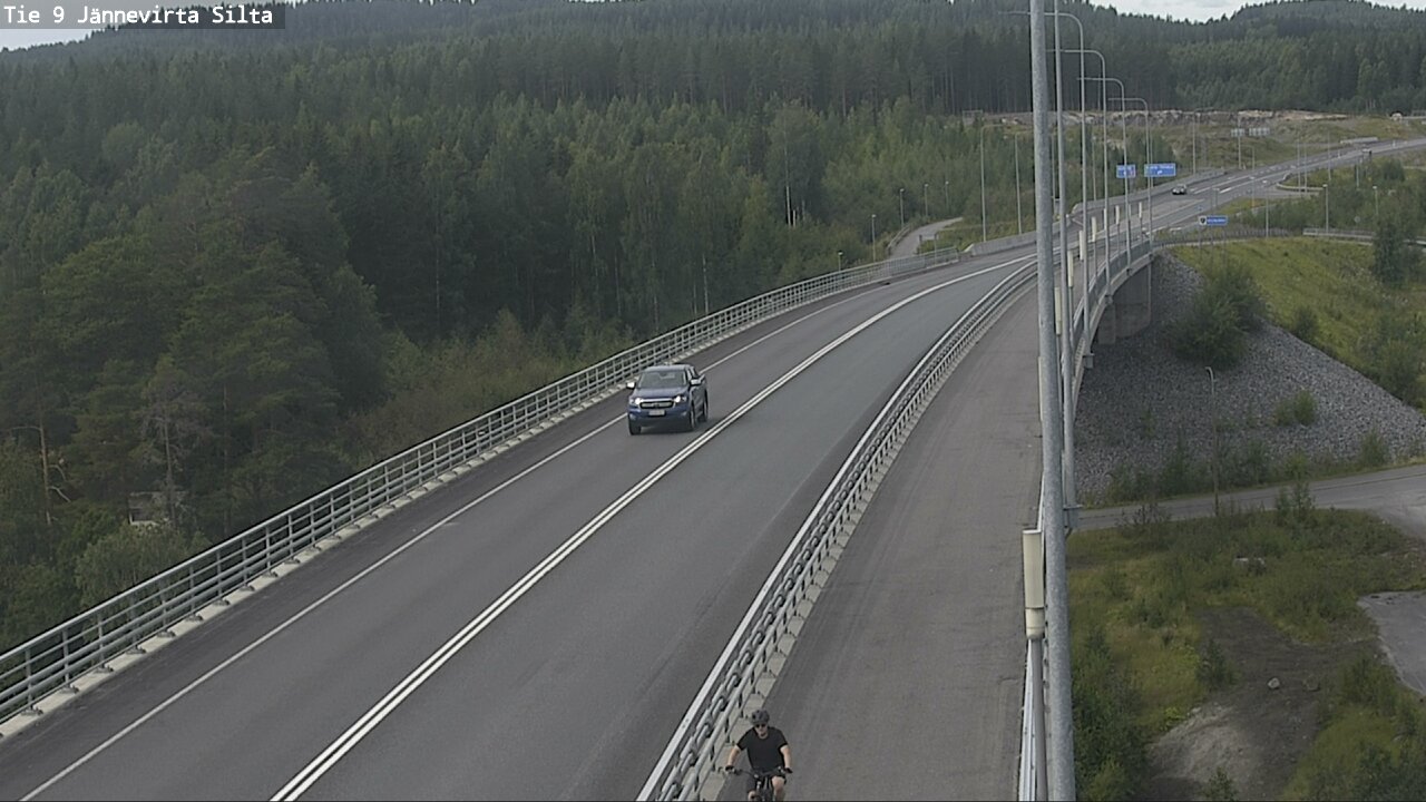 Weather Camera Image Road 9 Kuopio, Jännevirran silta, Kuopio, Pohjois-Savo