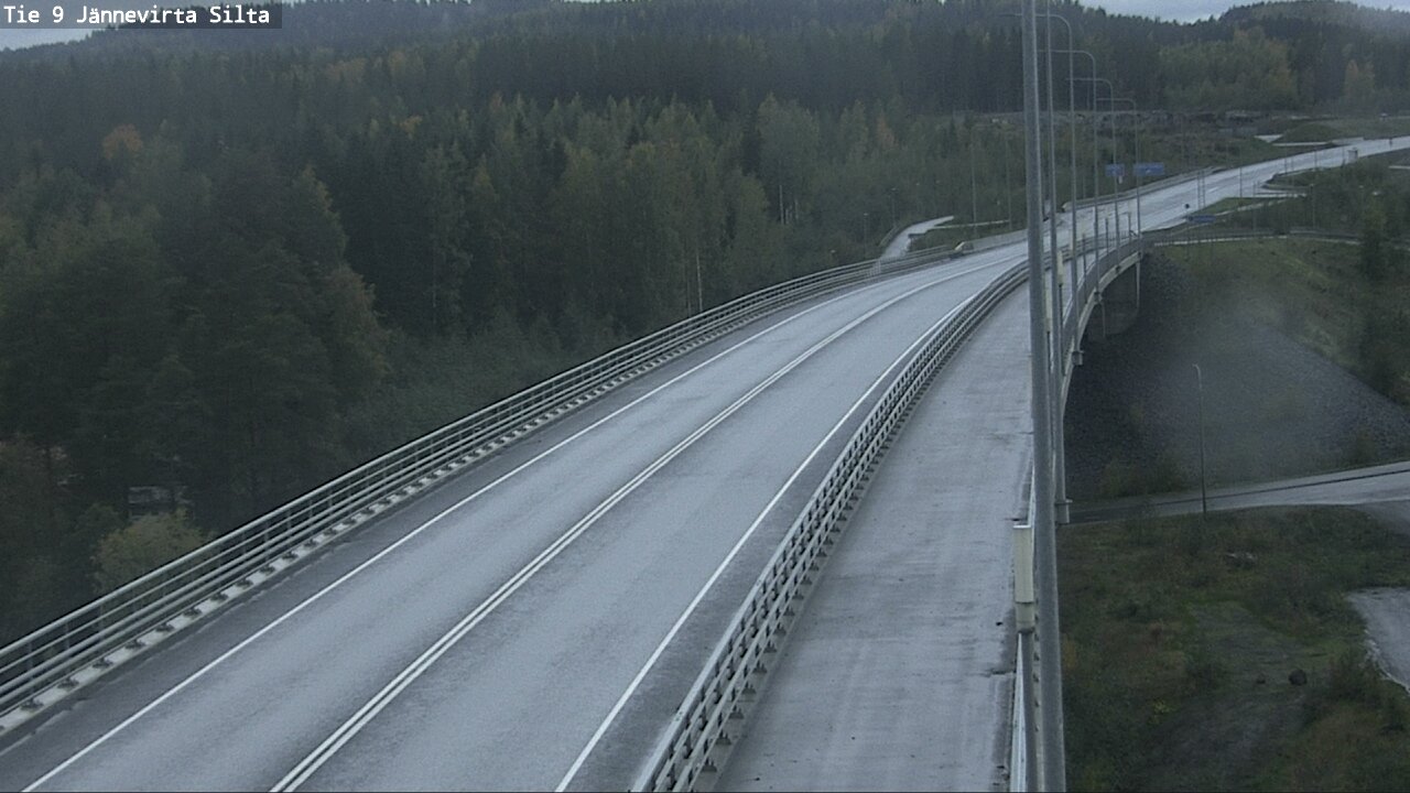 Weather Camera Image Road 9 Kuopio, Jännevirran silta, Kuopio, Pohjois-Savo