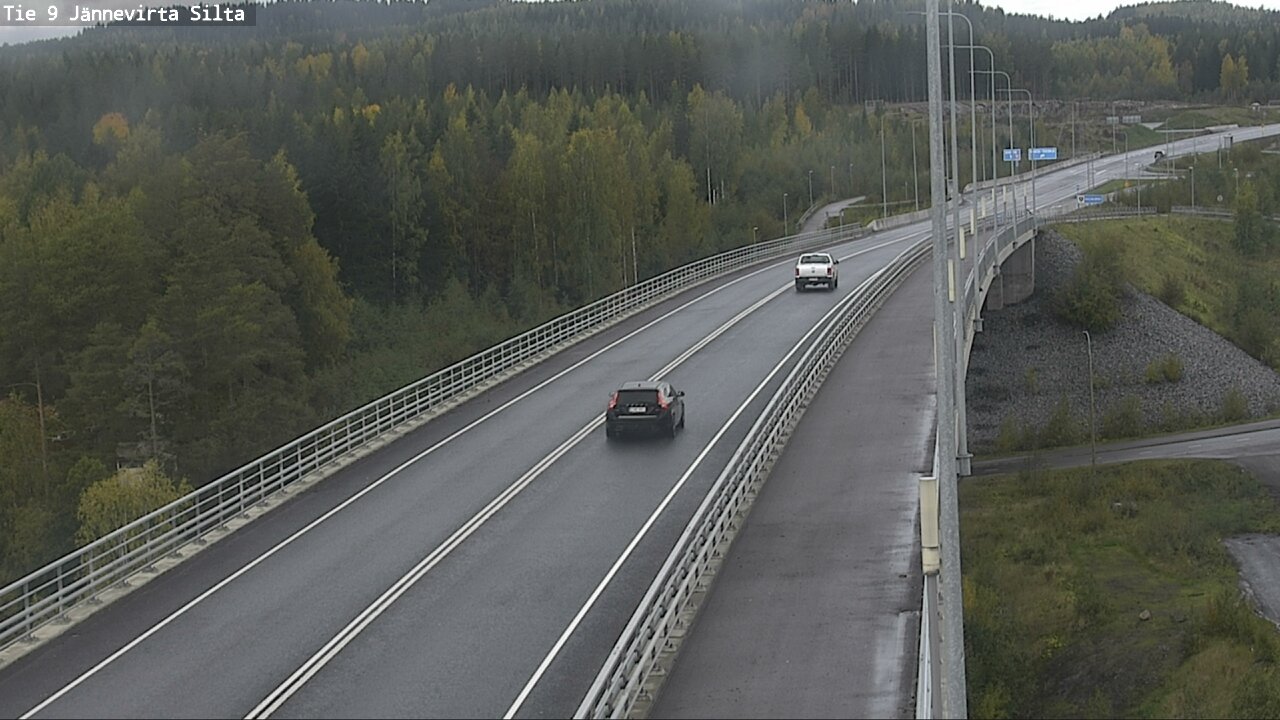 Weather Camera Image Road 9 Kuopio, Jännevirran silta, Kuopio, Pohjois-Savo