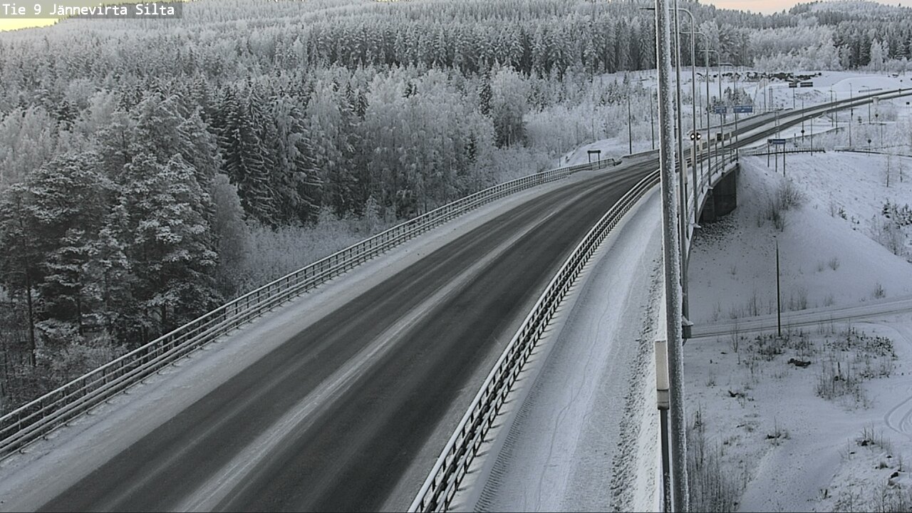 Weather Camera Image Väg 9 Kuopio, Jännevirran silta, Kuopio, Pohjois-Savo