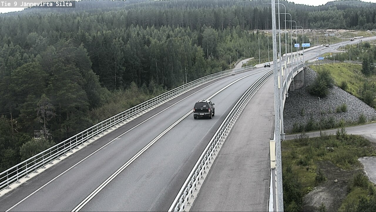 Weather Camera Image Road 9 Kuopio, Jännevirran silta, Kuopio, Pohjois-Savo