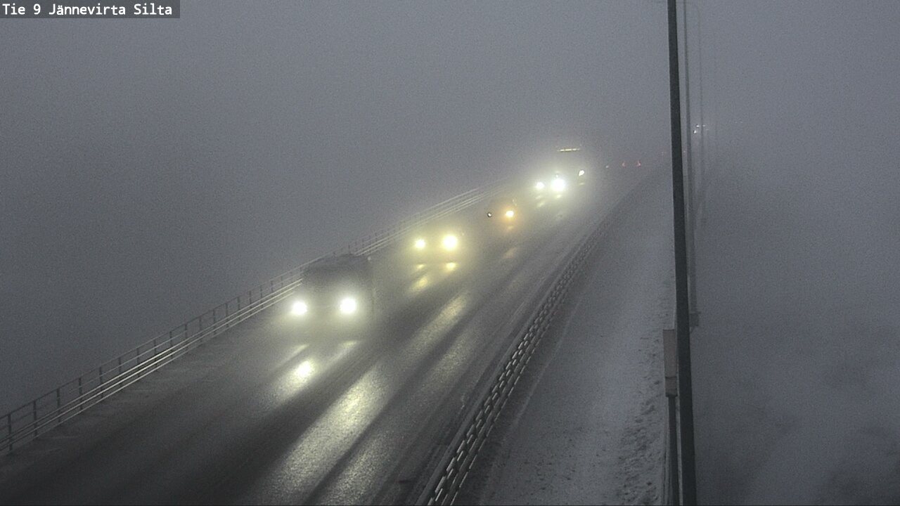 Weather Camera Image Road 9 Kuopio, Jännevirran silta, Kuopio, Pohjois-Savo