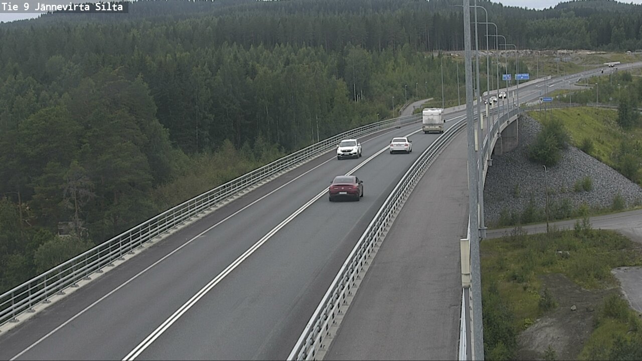 Weather Camera Image Road 9 Kuopio, Jännevirran silta, Kuopio, Pohjois-Savo