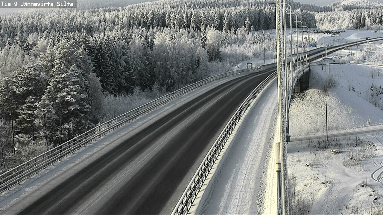 Weather Camera Image Väg 9 Kuopio, Jännevirran silta, Kuopio, Pohjois-Savo