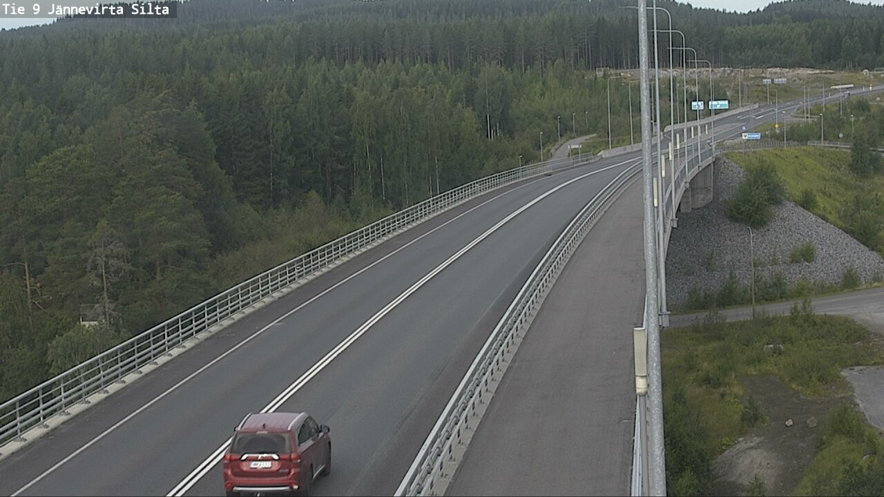 Weather Camera Image Road 9 Kuopio, Jännevirran silta, Kuopio, Pohjois-Savo
