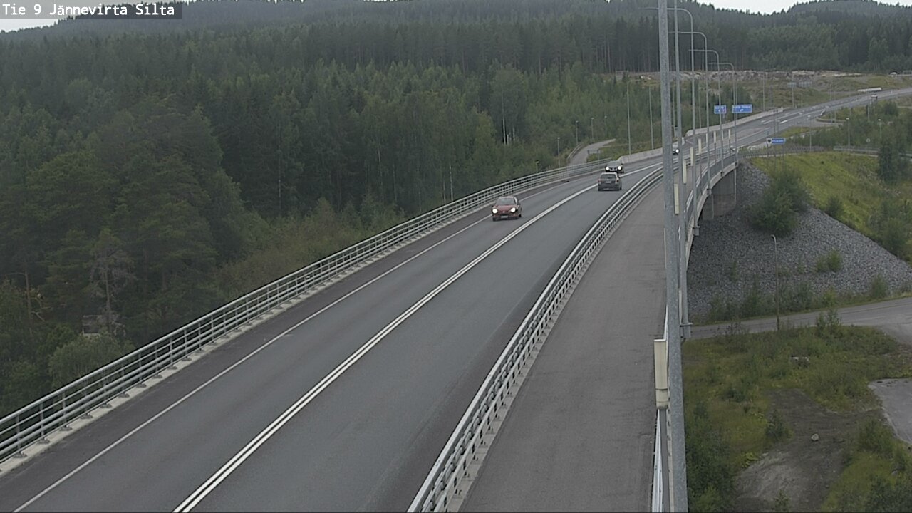 Weather Camera Image Road 9 Kuopio, Jännevirran silta, Kuopio, Pohjois-Savo
