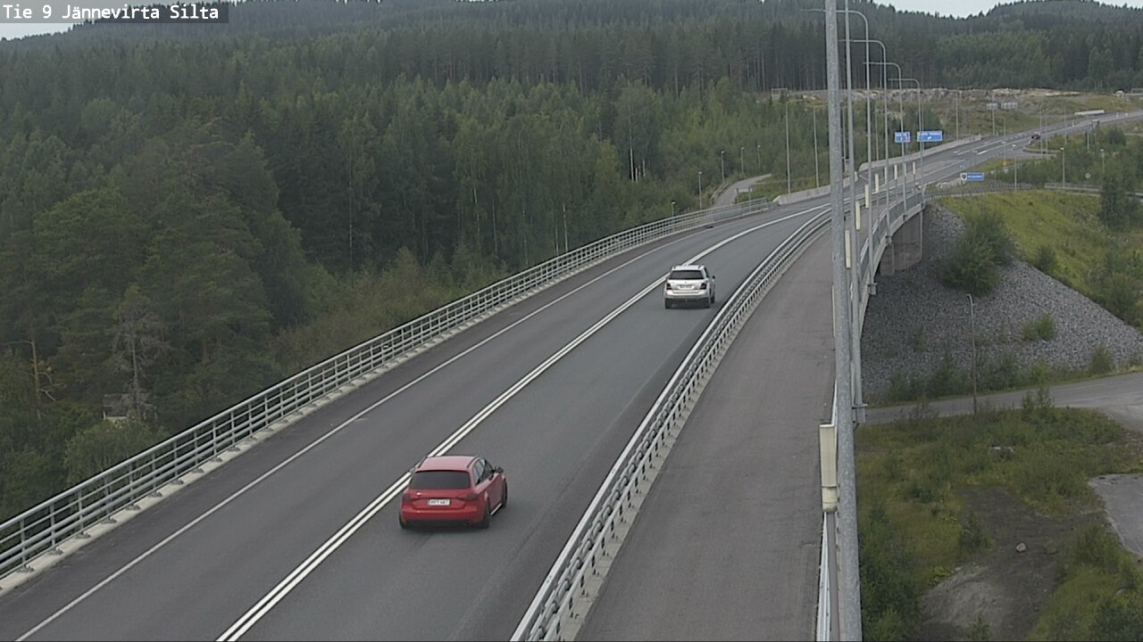 Weather Camera Image Road 9 Kuopio, Jännevirran silta, Kuopio, Pohjois-Savo
