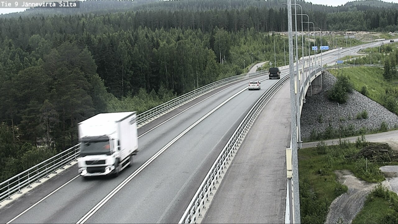 Kelikamerat Kuva Tie 9 Kuopio, Jännevirran silta, Kuopio, Pohjois-Savo