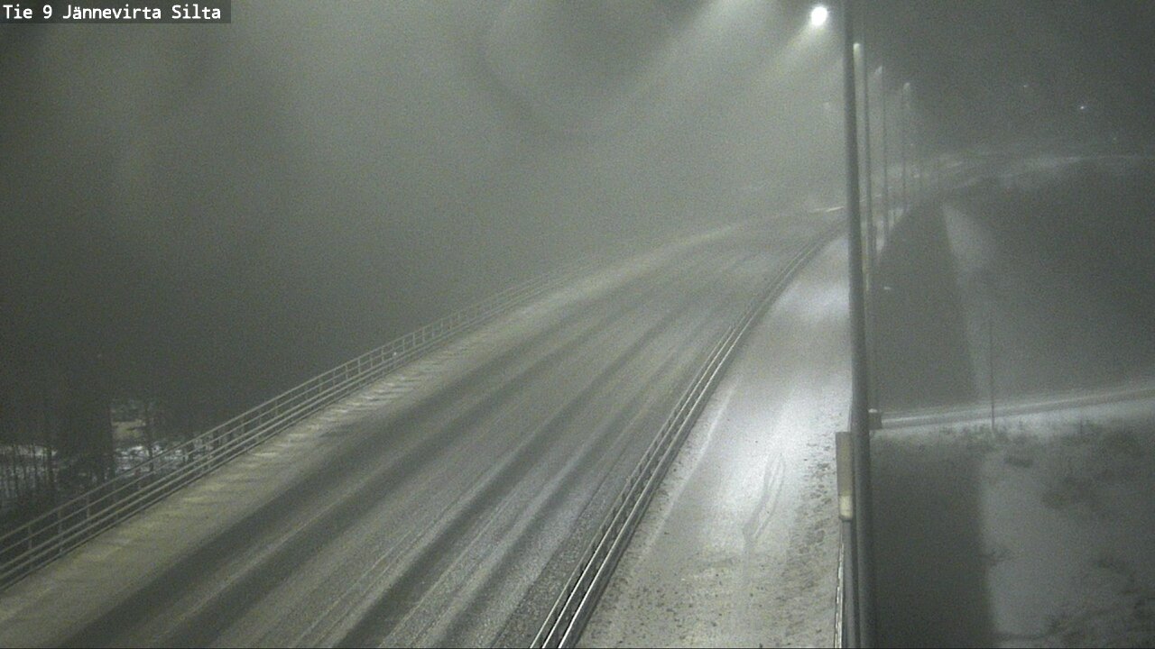 Weather Camera Image Road 9 Kuopio, Jännevirran silta, Kuopio, Pohjois-Savo