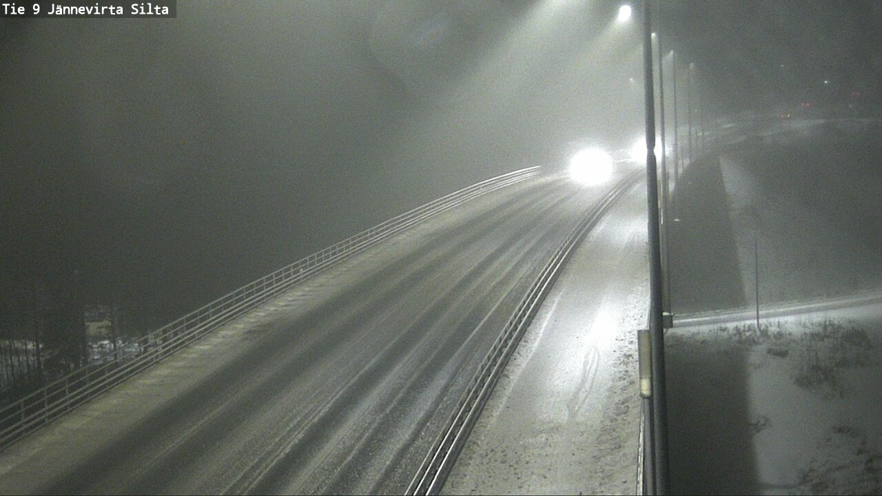 Weather Camera Image Road 9 Kuopio, Jännevirran silta, Kuopio, Pohjois-Savo