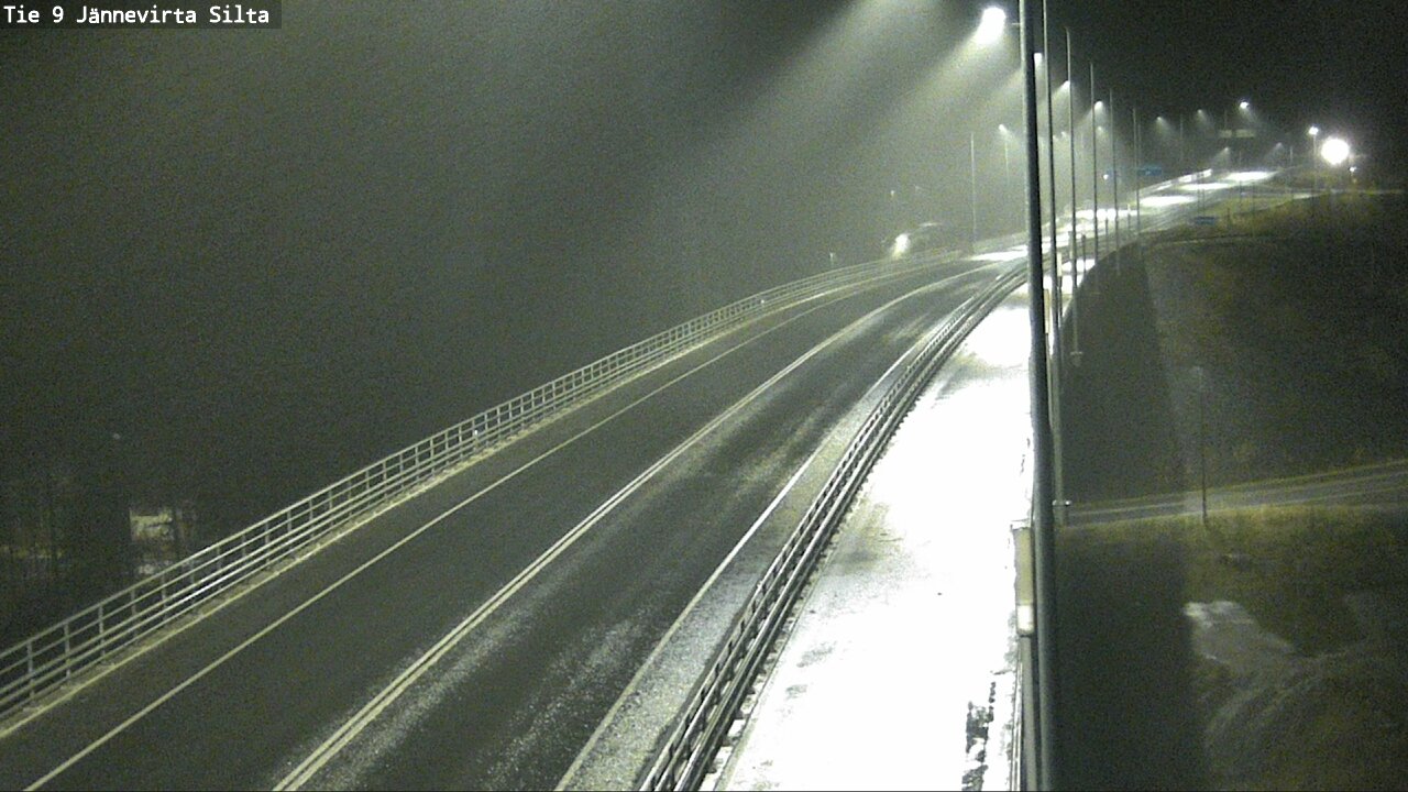 Weather Camera Image Road 9 Kuopio, Jännevirran silta, Kuopio, Pohjois-Savo