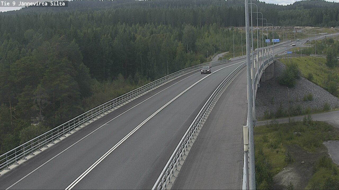 Weather Camera Image Road 9 Kuopio, Jännevirran silta, Kuopio, Pohjois-Savo