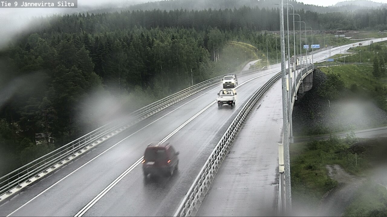 Weather Camera Image Road 9 Kuopio, Jännevirran silta, Kuopio, Pohjois-Savo