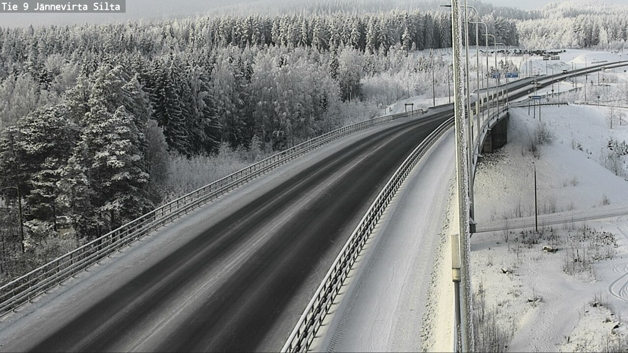 Weather Camera Image Väg 9 Kuopio, Jännevirran silta, Kuopio, Pohjois-Savo
