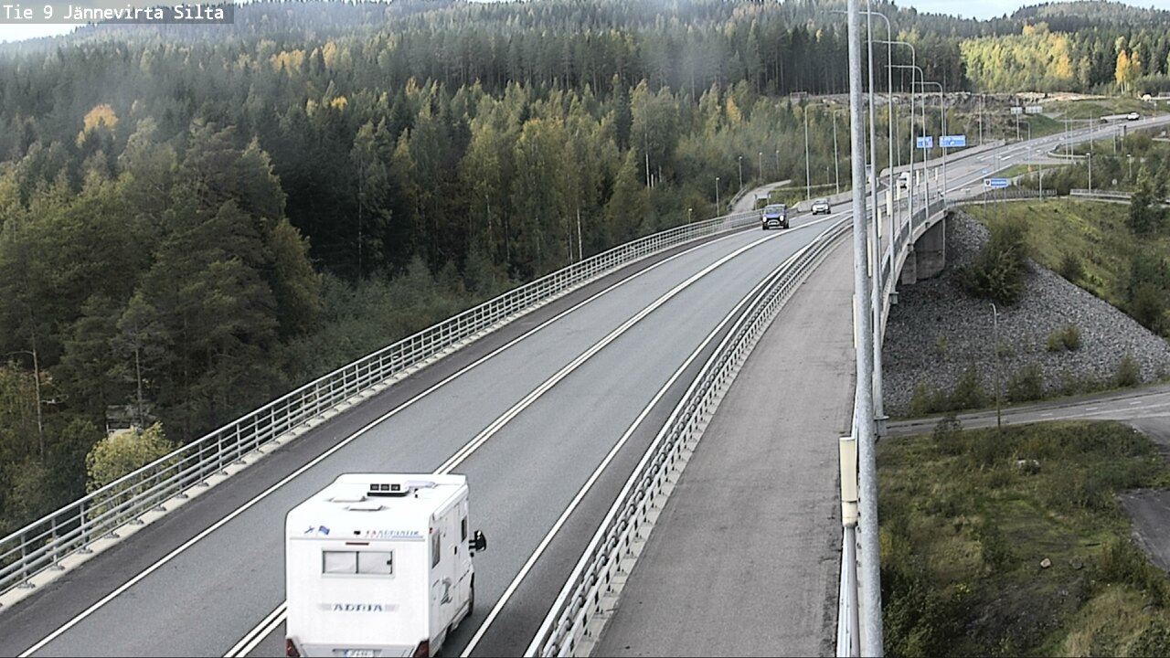 Kelikamerat Kuva Tie 9 Kuopio, Jännevirran silta, Kuopio, Pohjois-Savo