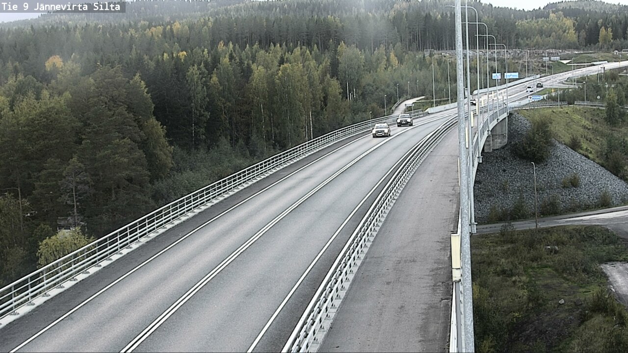 Weather Camera Image Road 9 Kuopio, Jännevirran silta, Kuopio, Pohjois-Savo