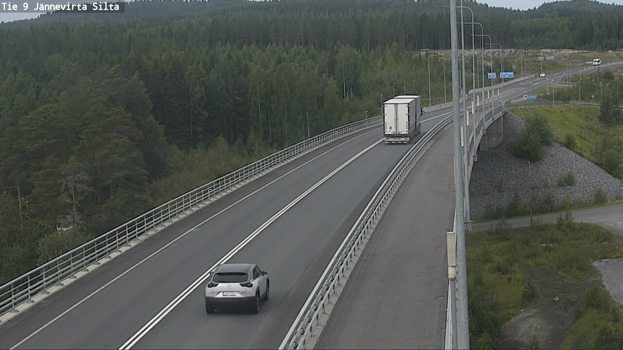Weather Camera Image Road 9 Kuopio, Jännevirran silta, Kuopio, Pohjois-Savo