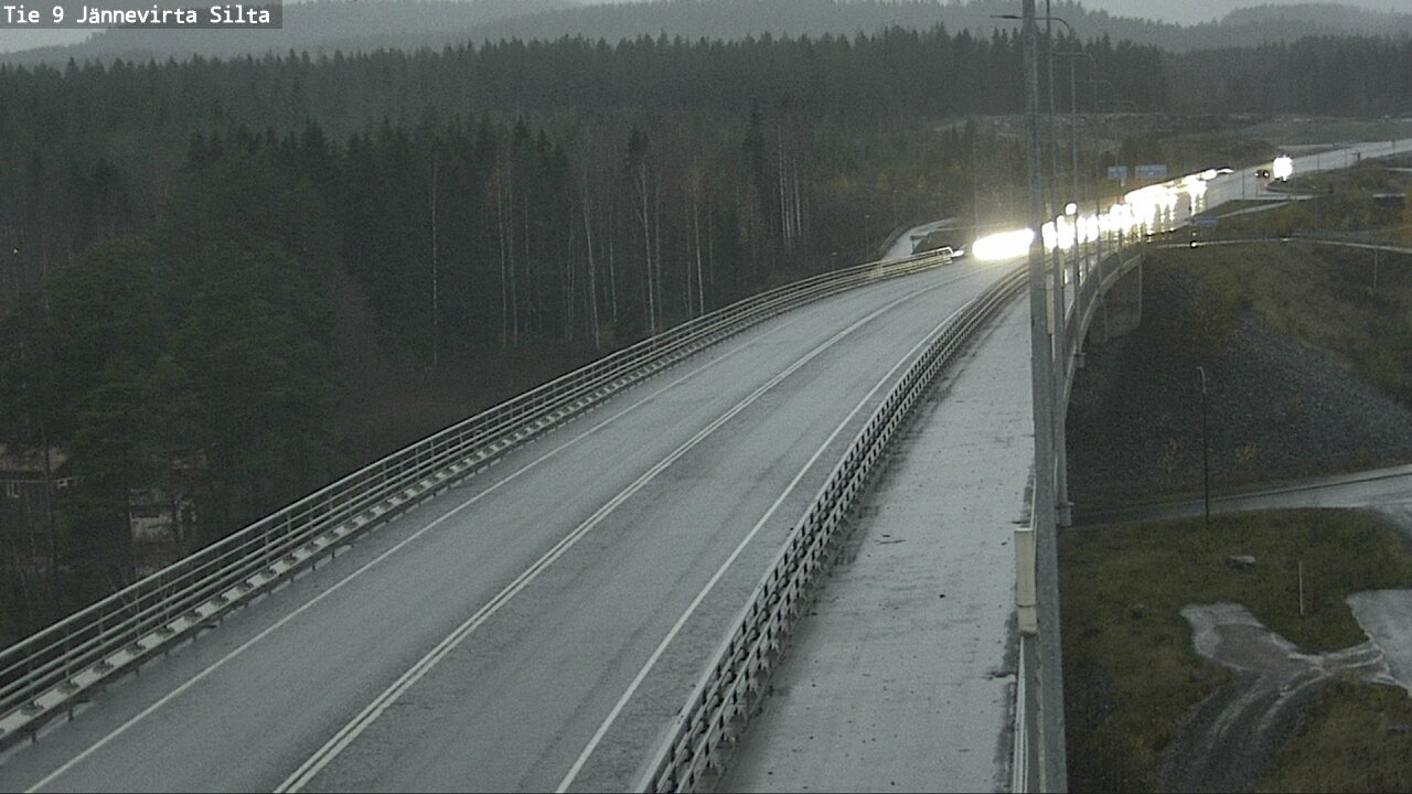 Weather Camera Image Väg 9 Kuopio, Jännevirran silta, Kuopio, Pohjois-Savo