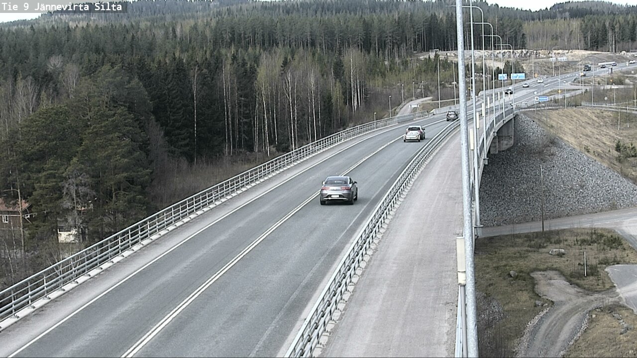 Weather Camera Image Road 9 Kuopio, Jännevirran silta, Kuopio, Pohjois-Savo