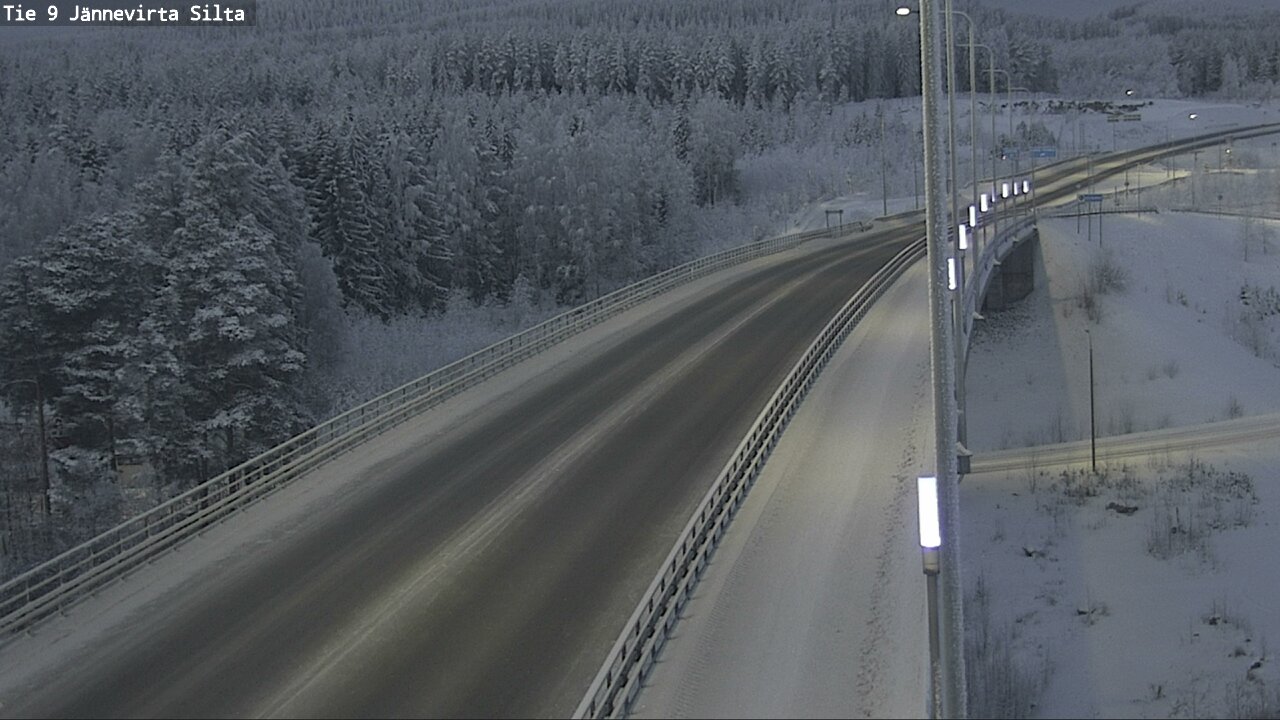 Weather Camera Image Väg 9 Kuopio, Jännevirran silta, Kuopio, Pohjois-Savo