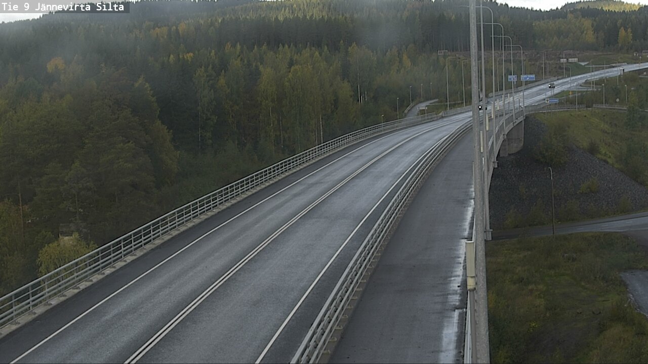 Weather Camera Image Road 9 Kuopio, Jännevirran silta, Kuopio, Pohjois-Savo