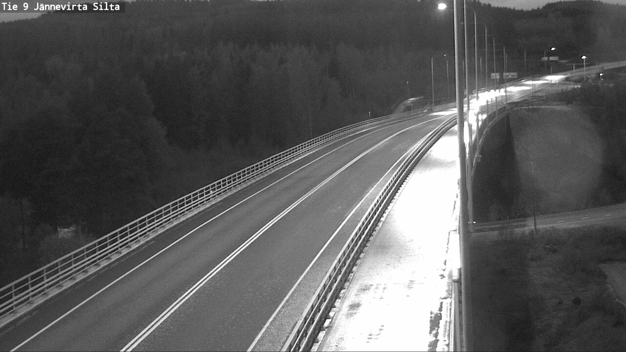 Weather Camera Image Road 9 Kuopio, Jännevirran silta, Kuopio, Pohjois-Savo