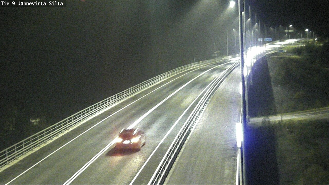 Weather Camera Image Road 9 Kuopio, Jännevirran silta, Kuopio, Pohjois-Savo