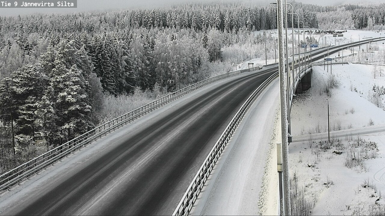 Weather Camera Image Väg 9 Kuopio, Jännevirran silta, Kuopio, Pohjois-Savo