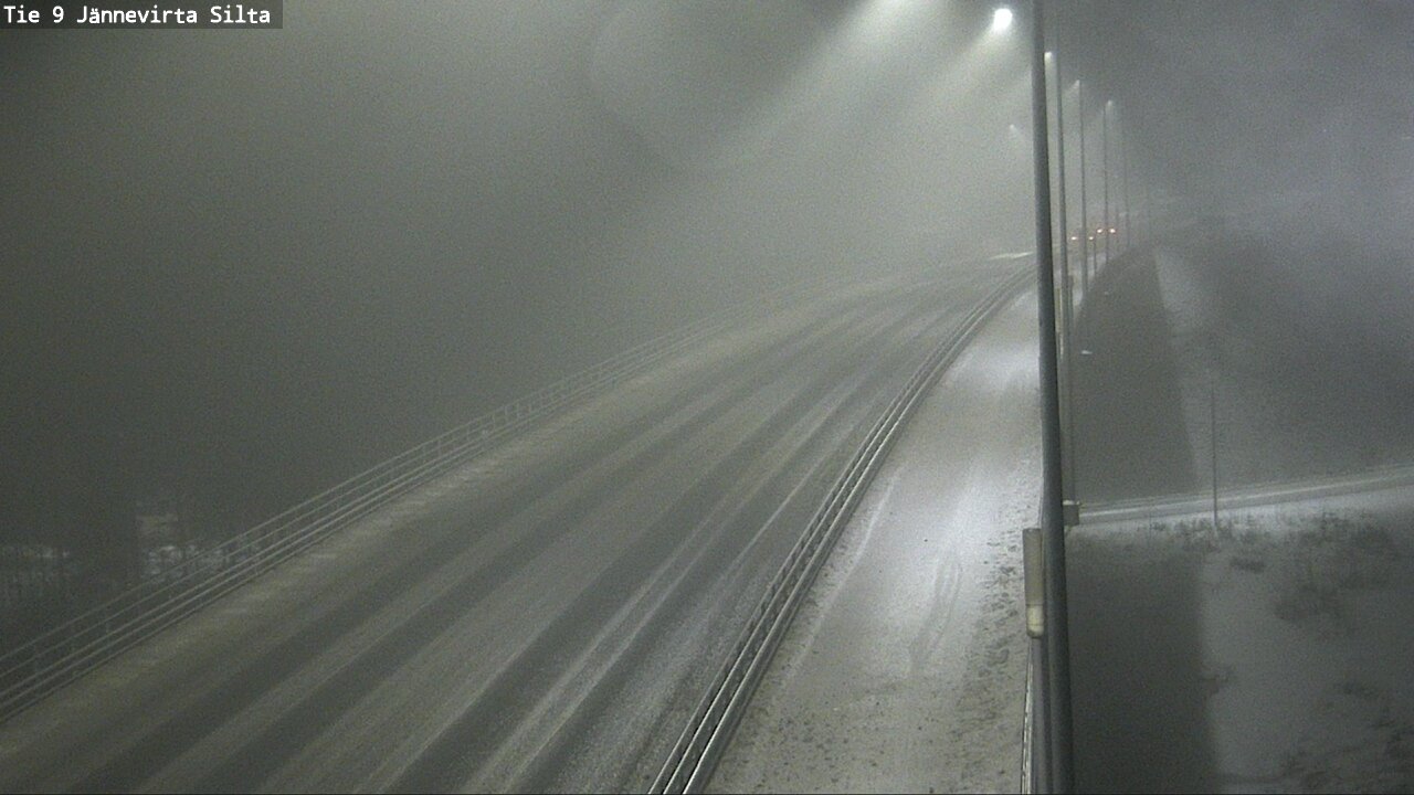 Weather Camera Image Road 9 Kuopio, Jännevirran silta, Kuopio, Pohjois-Savo