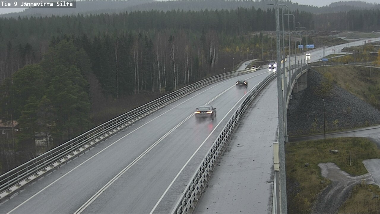 Weather Camera Image Väg 9 Kuopio, Jännevirran silta, Kuopio, Pohjois-Savo
