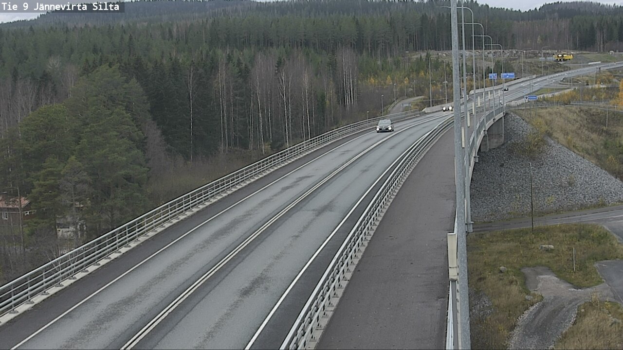 Weather Camera Image Väg 9 Kuopio, Jännevirran silta, Kuopio, Pohjois-Savo