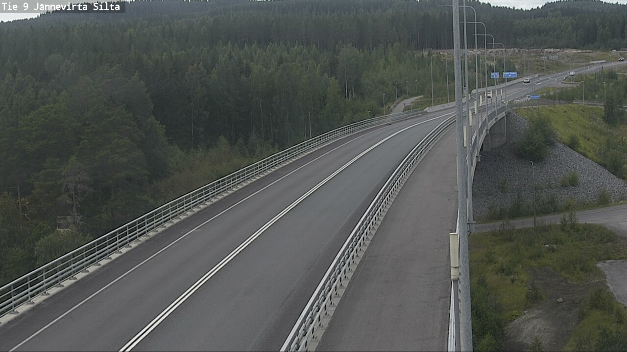 Weather Camera Image Road 9 Kuopio, Jännevirran silta, Kuopio, Pohjois-Savo