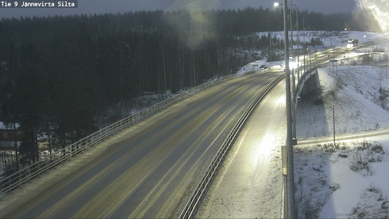 Weather Camera Image Road 9 Kuopio, Jännevirran silta, Kuopio, Pohjois-Savo