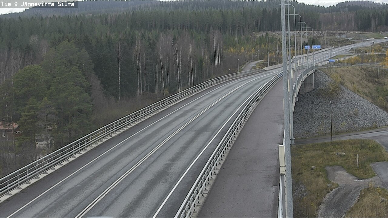 Weather Camera Image Väg 9 Kuopio, Jännevirran silta, Kuopio, Pohjois-Savo