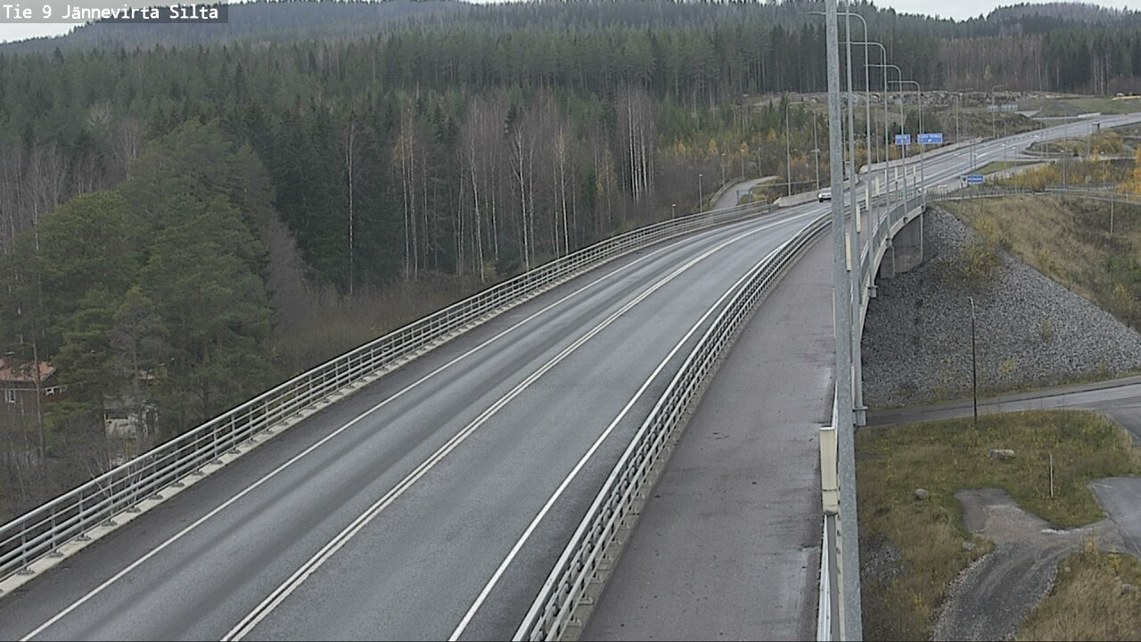 Weather Camera Image Väg 9 Kuopio, Jännevirran silta, Kuopio, Pohjois-Savo