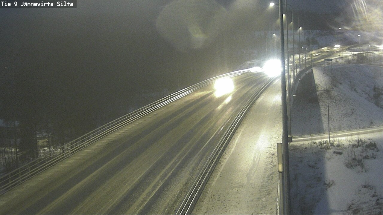 Weather Camera Image Road 9 Kuopio, Jännevirran silta, Kuopio, Pohjois-Savo