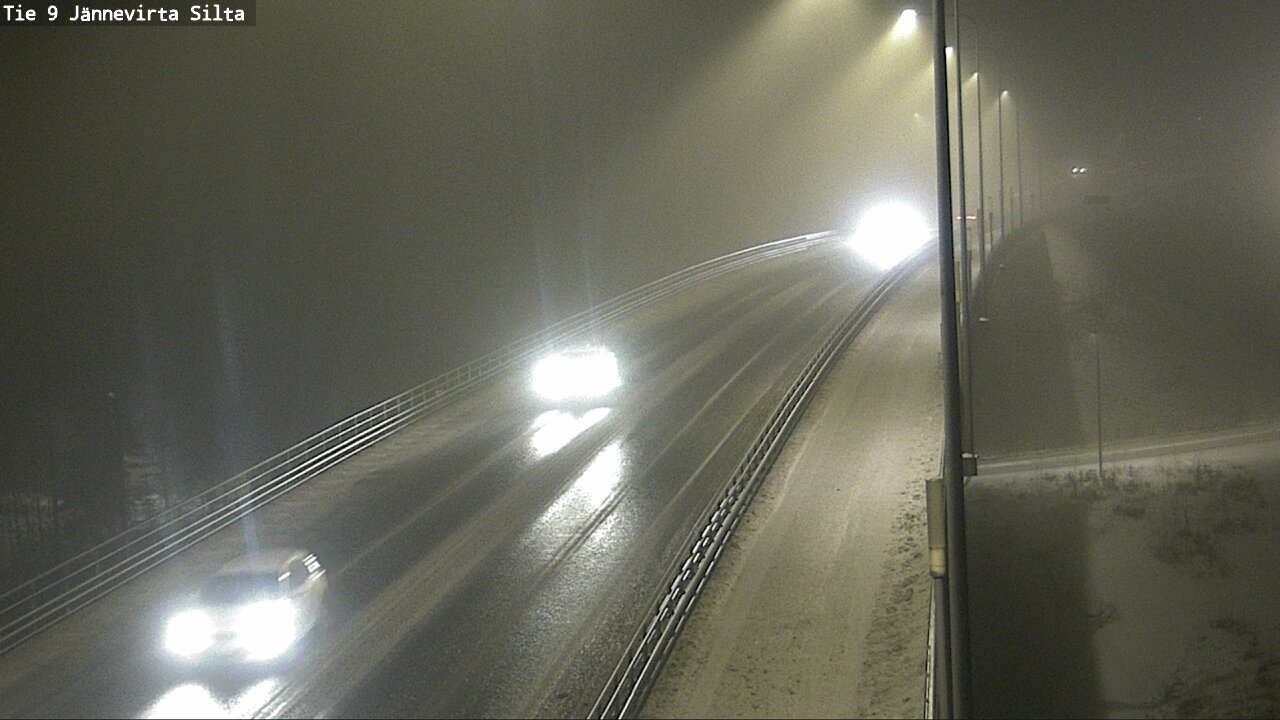 Weather Camera Image Road 9 Kuopio, Jännevirran silta, Kuopio, Pohjois-Savo