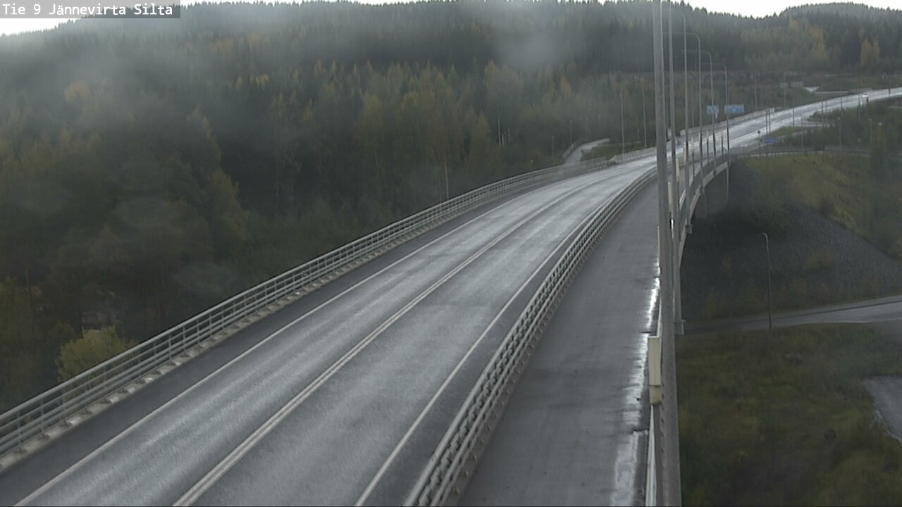 Weather Camera Image Road 9 Kuopio, Jännevirran silta, Kuopio, Pohjois-Savo