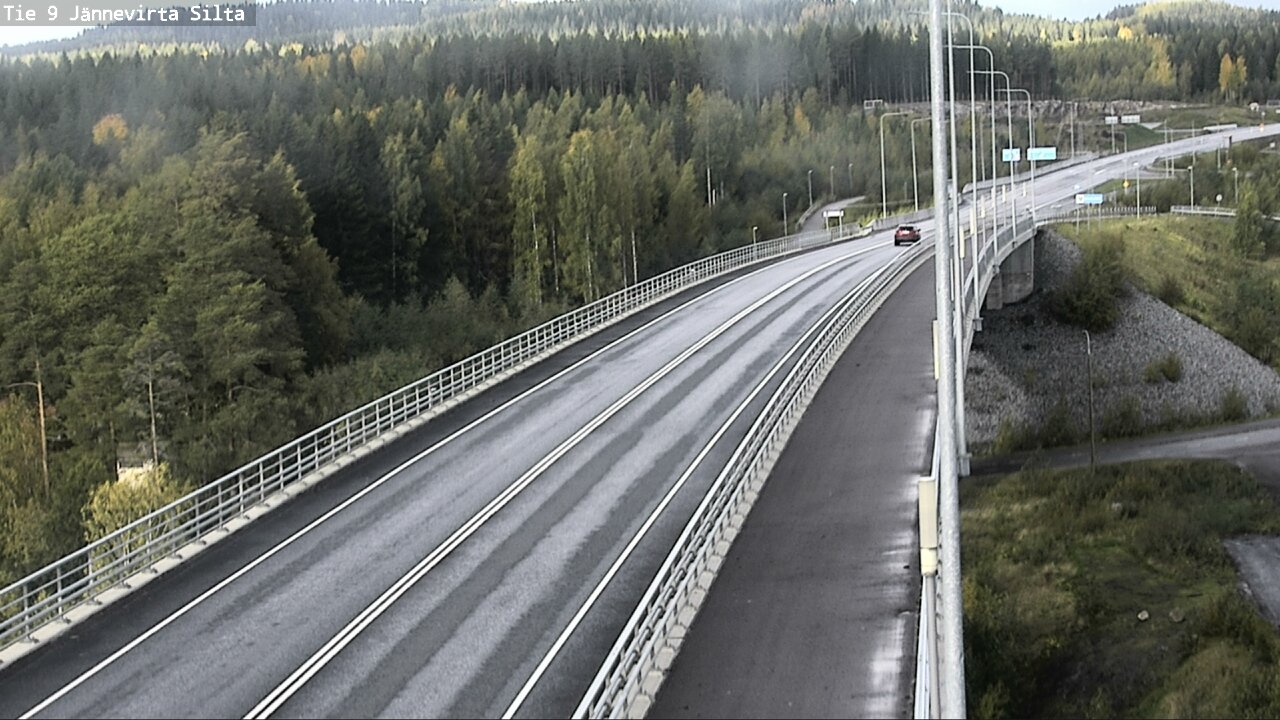 Kelikamerat Kuva Tie 9 Kuopio, Jännevirran silta, Kuopio, Pohjois-Savo