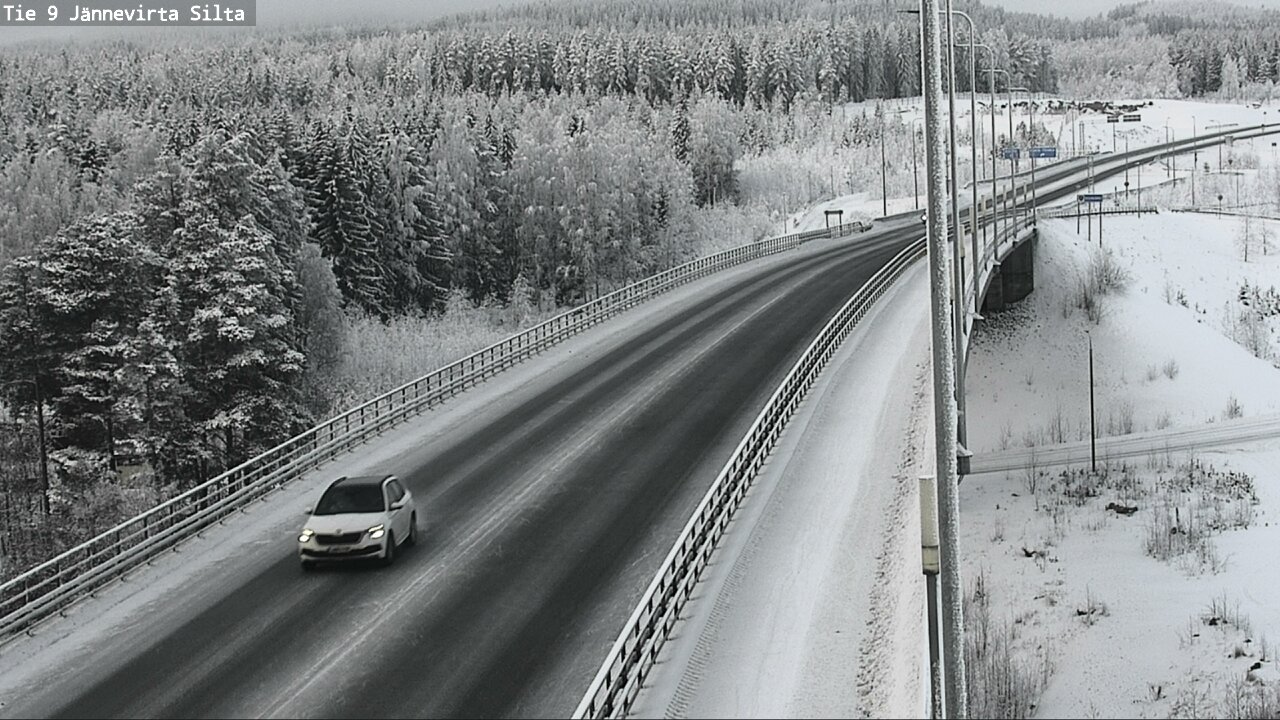 Weather Camera Image Väg 9 Kuopio, Jännevirran silta, Kuopio, Pohjois-Savo