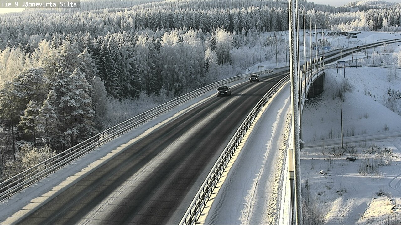 Weather Camera Image Väg 9 Kuopio, Jännevirran silta, Kuopio, Pohjois-Savo