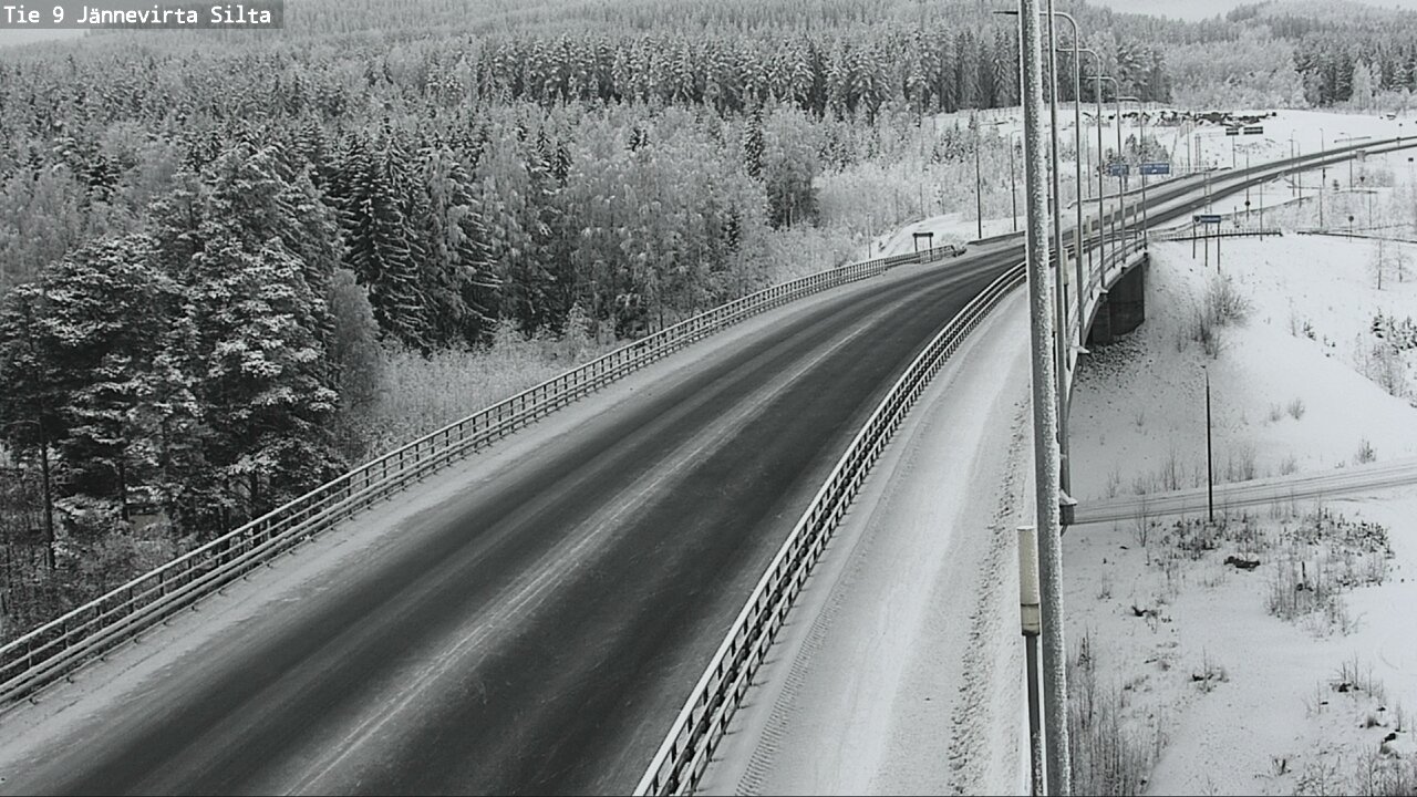 Weather Camera Image Väg 9 Kuopio, Jännevirran silta, Kuopio, Pohjois-Savo