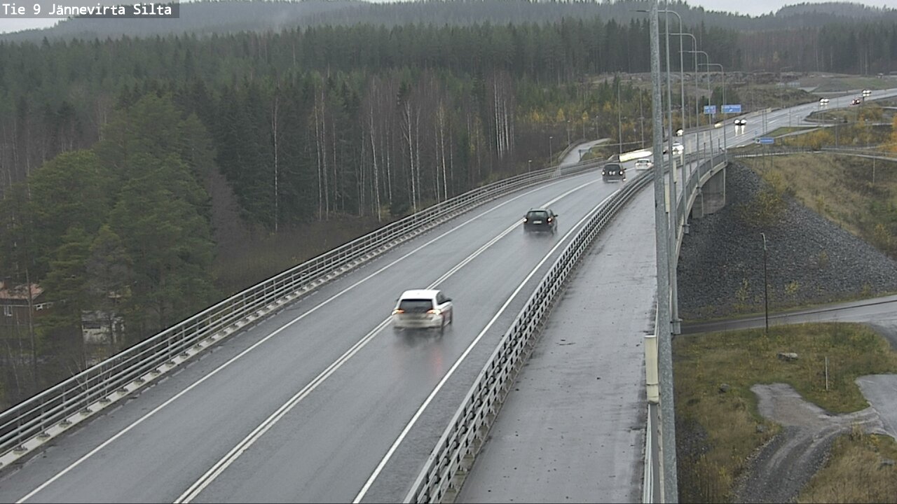 Weather Camera Image Väg 9 Kuopio, Jännevirran silta, Kuopio, Pohjois-Savo