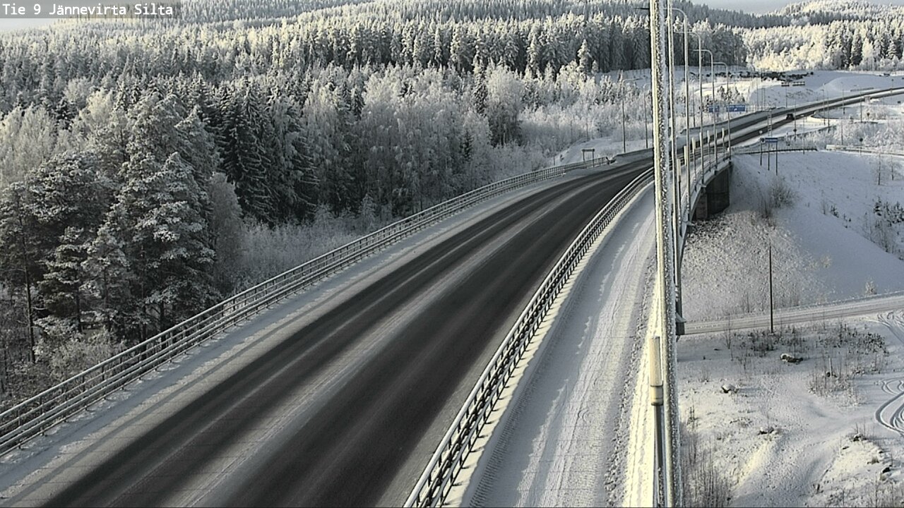 Weather Camera Image Väg 9 Kuopio, Jännevirran silta, Kuopio, Pohjois-Savo