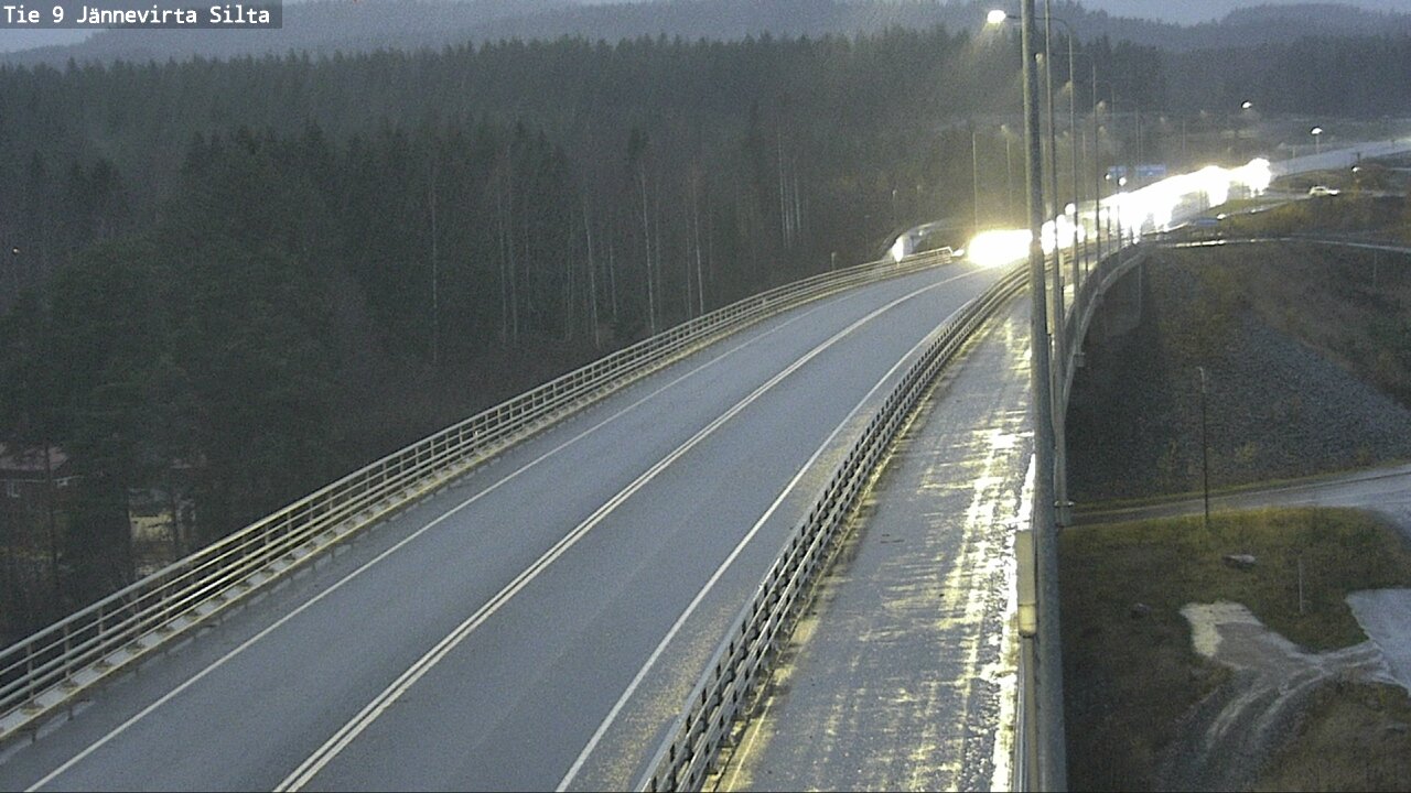 Weather Camera Image Väg 9 Kuopio, Jännevirran silta, Kuopio, Pohjois-Savo