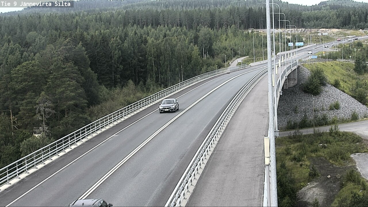 Weather Camera Image Road 9 Kuopio, Jännevirran silta, Kuopio, Pohjois-Savo